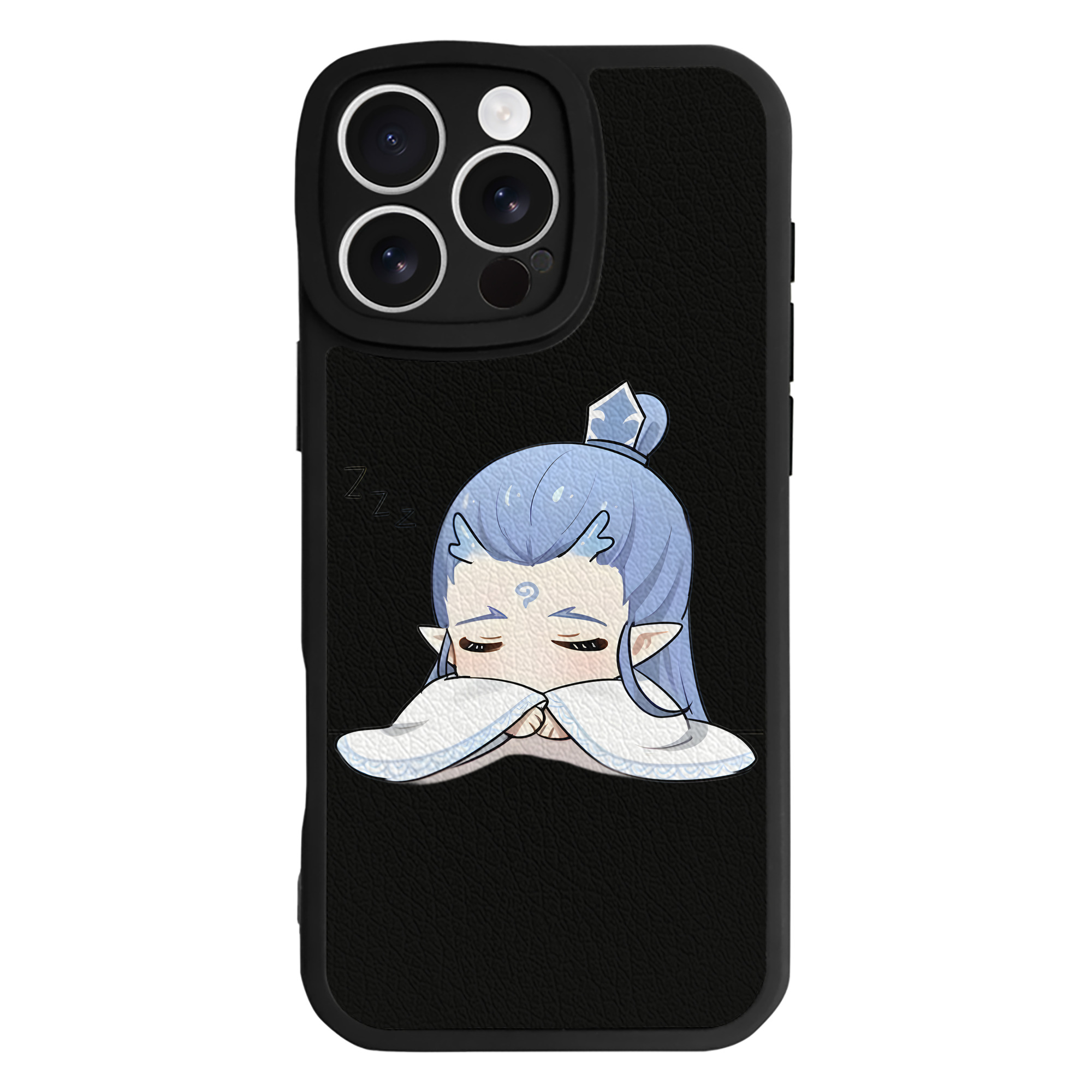 （画像用） Ne Zha 2 ナタ 魔童の大暴れ 【iPhone 16シリーズ対応】シリコンスマホケース（レザー調） 材質：シリコン
